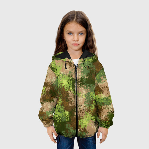 Детская куртка 3D Камуфляж Василиск Лес, цвет черный - фото 4