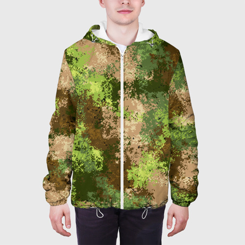 Мужская куртка 3D Камуфляж Василиск Лес, цвет 3D печать - фото 4