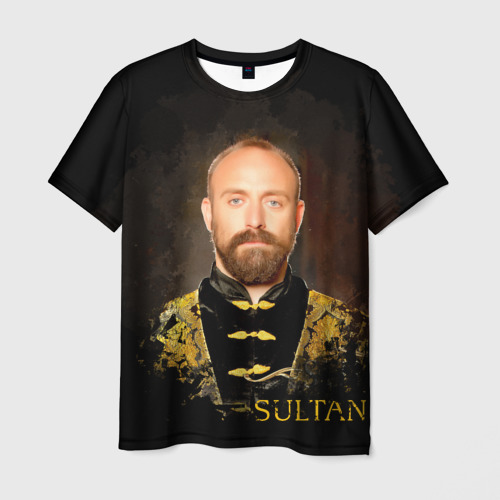 Мужская футболка с принтом Султан Сулейман, вид спереди №1