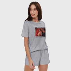 Женская пижама с шортиками хлопок Законная жена Султана - фото 2