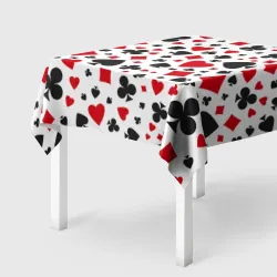 Скатерть 3D Картёжные Масти