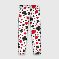 Детские леггинсы 3D Картёжные Масти