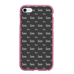 Чехол для iPhone 6/6S матовый Sex-Секс-Sex