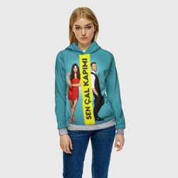 Женская толстовка 3D Sen Cal Kapimi - фото 2