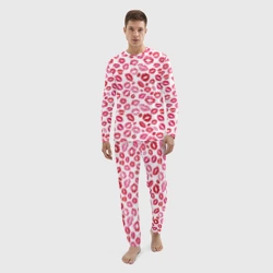 Мужской костюм для дома 3D Поцелуи Губы - фото 2