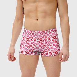 Мужские купальные плавки 3D Поцелуи Губы - фото 2