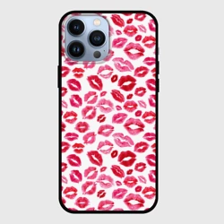 Чехол для iPhone 13 Pro Max Поцелуи Губы