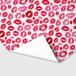 Бумага для упаковки 3D Поцелуи Губы - фото 2