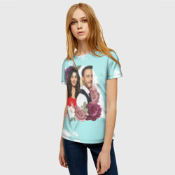 Женская футболка 3D Эда Йылдыз и Серкан Болат - фото 2