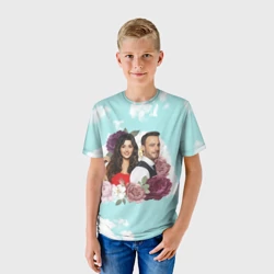 Детская футболка 3D Эда Йылдыз и Серкан Болат - фото 2