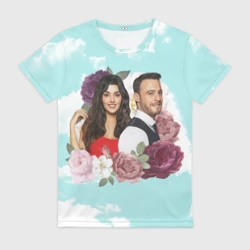 Женская футболка 3D Эда Йылдыз и Серкан Болат