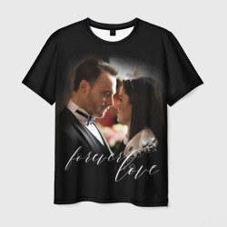 Мужская футболка 3D Eda and Serkan forever love