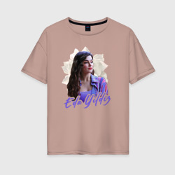 Eda Yildiz Sen Cal Kapmi – Женская футболка хлопок Oversize с принтом купить со скидкой в -16%