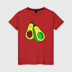 Авокадо Love Dream – Женская футболка хлопок с принтом купить со скидкой в -20%