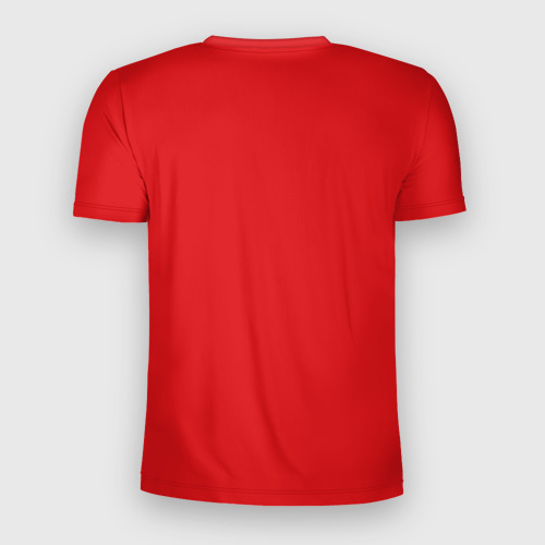 Мужская футболка 3D Slim с принтом Сладкий Гриша, вид сзади #1
