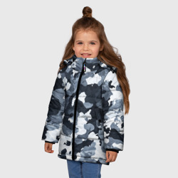 Зимняя куртка для девочек 3D Камуфляж Модный Городской - фото 2