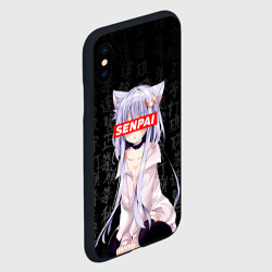 Чехол для iPhone XS Max матовый Senpai Anime Неко тян - фото 2