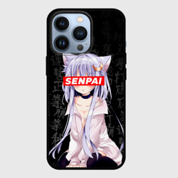 Чехол для iPhone 13 Pro Senpai Anime Неко тян