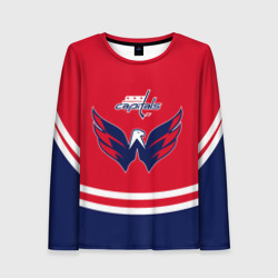 Женский лонгслив 3D Washington Capitals Вашингтон Кэпиталз