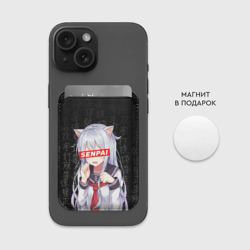 Картхолдер Magsafe магнитный Senpai Anime, Неко тян - фото 2