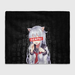 Плед 3D Senpai Anime, Неко тян