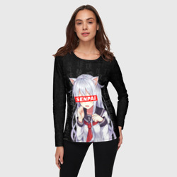 Женский лонгслив 3D Senpai Anime, Неко тян - фото 2