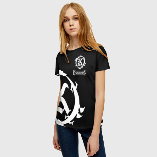 Женская футболка 3D Кукрыниксы - Большой логотип, цвет 3D печать - фото 3