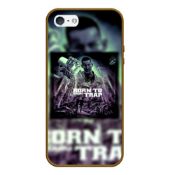 Чехол для iPhone 5/5S матовый Born To Trap Kizaru Альбом Кизару