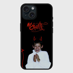 Чехол силиконовый для Apple iPhone 15 матовый Кизару Мас Фуэрте Mas Fuerte Kizaru Обложка
