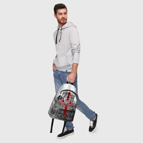 Рюкзак 3D с принтом Меч-герб 2022, фото #5