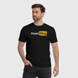 Мужская футболка хлопок Powerlifting антибренд - фото 2