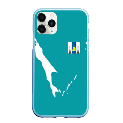 Чехол для iPhone 11 Pro Max матовый Сахалин герб