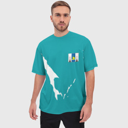 Мужская футболка oversize 3D Сахалин герб - фото 2