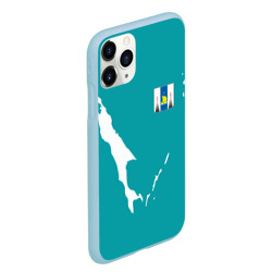 Чехол для iPhone 11 Pro Max матовый Сахалин герб - фото 2