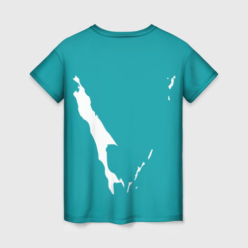Женская футболка 3D Сахалин герб, цвет 3D печать - фото 2