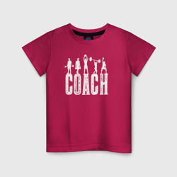 Детская футболка хлопок Пауэрлифтинг тренер