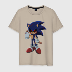Мужская футболка хлопок Sonic Exe Начало кошмара