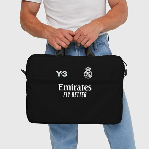 Сумка для ноутбука 3D Модрич Реал Мадрид специальная форма к 120-летию клуба, цвет 3D печать - фото 5