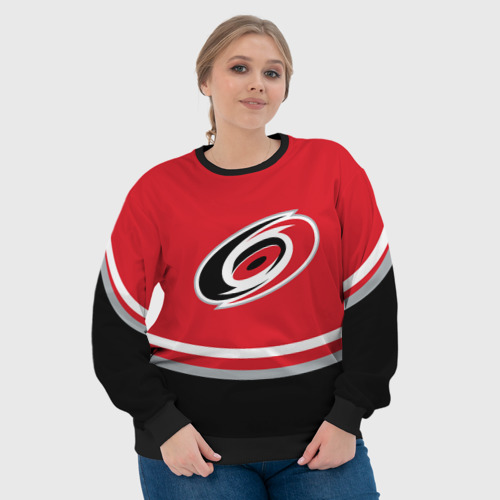 Женский свитшот 3D Carolina Hurricanes, Каролина Харрикейнз, цвет 3D печать - фото 6