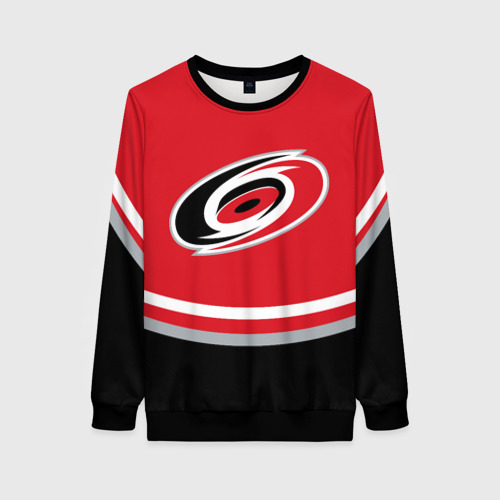 Женский свитшот 3D Carolina Hurricanes, Каролина Харрикейнз, цвет 3D печать