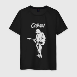 Тень Кобейна – Мужская футболка хлопок с принтом купить со скидкой в -20%