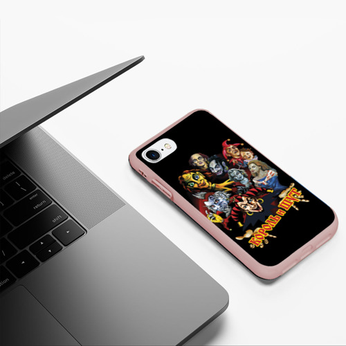 Чехол для iPhone 7/8 матовый с принтом Король и Шут (КиШ), фото #5