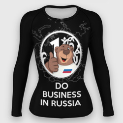 Женский рашгард 3D Do business in Russia