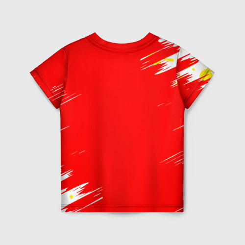 Детская футболка 3D с принтом Валенсия sport, вид сзади #1