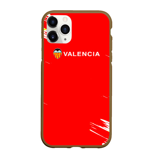 Чехол для iPhone 11 Pro Max матовый с принтом Валенсия sport, вид спереди #2