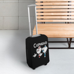 Чехол для чемодана 3D Cuphead грозные ребята из Криминального чтива - фото 2