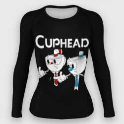 Женский рашгард 3D Cuphead грозные ребята из Криминального чтива