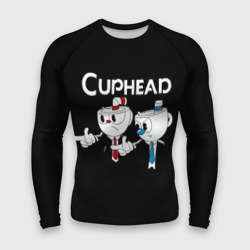 Мужской рашгард 3D Cuphead грозные ребята из Криминального чтива