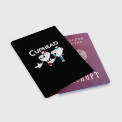 Обложка для паспорта матовая кожа Cuphead грозные ребята из Криминального чтива - фото 2