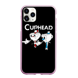 Чехол для iPhone 11 Pro Max матовый Cuphead грозные ребята из Криминального чтива